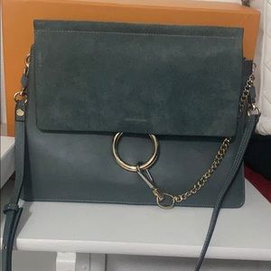 Authentic Chloe cloudy blue medium Faye handbag